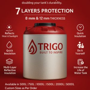 Trigo Water Tank Thermal Insulation Cover <br>5000 Ltr.