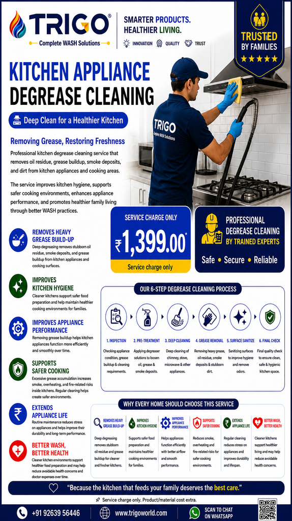KITCHEN APPLIANCE DEGREASE CLEANING